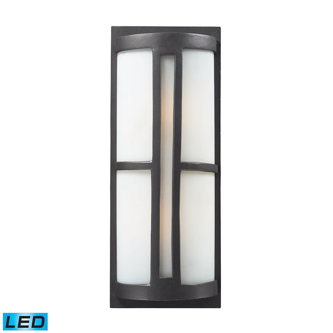 ELK Lighting 42396/2-LED - Trevot 9" Wide 2-Light Outdoor Sconce in Graphite - Includes LED Bulbs