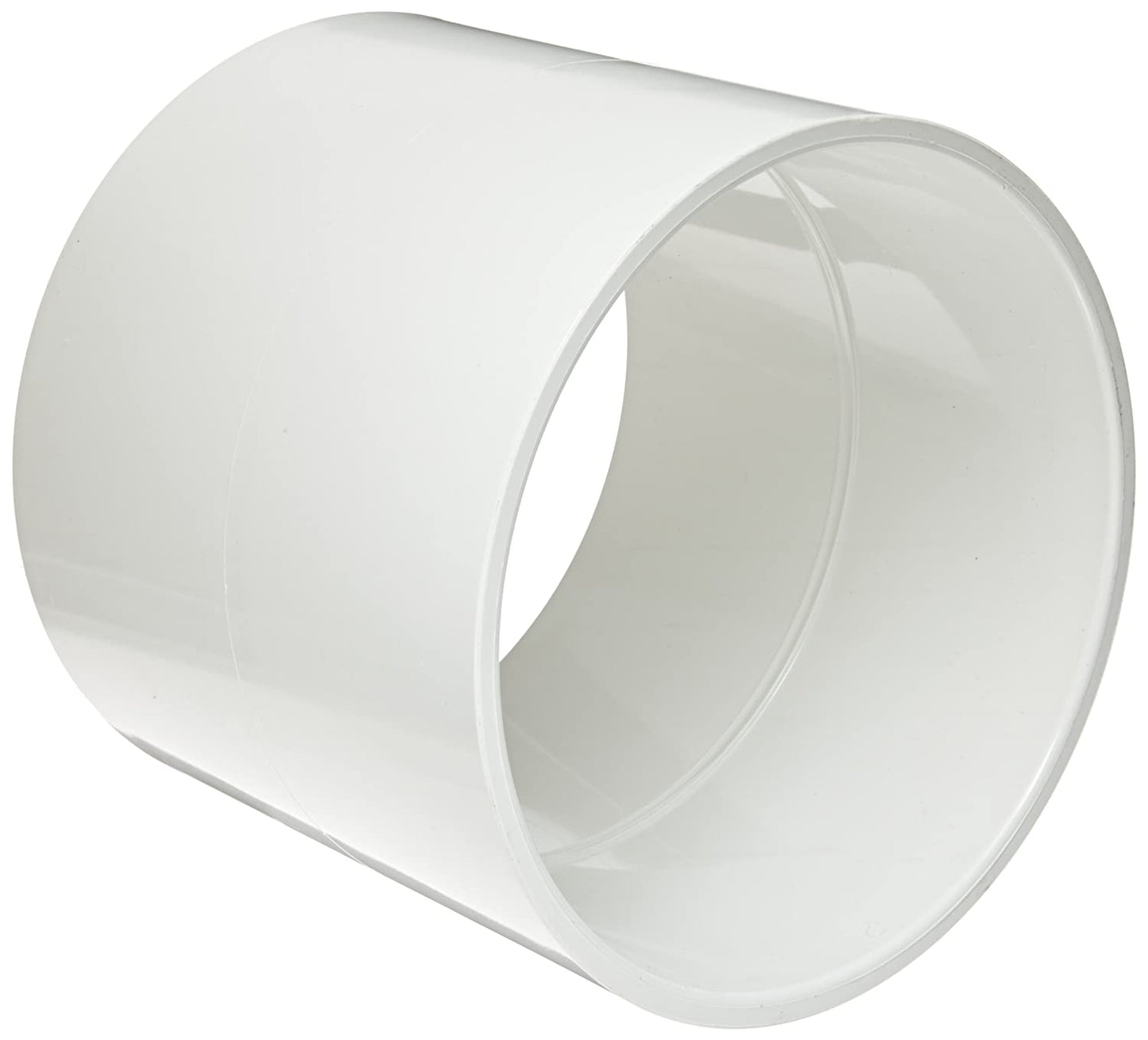 429-005 - 1/2" PVC Pipe Fitting, Coupling, Schedule 40, White Socket