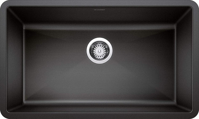 32" Precis Super Single Bowl Undermount Kitchen Sink - Anthracite