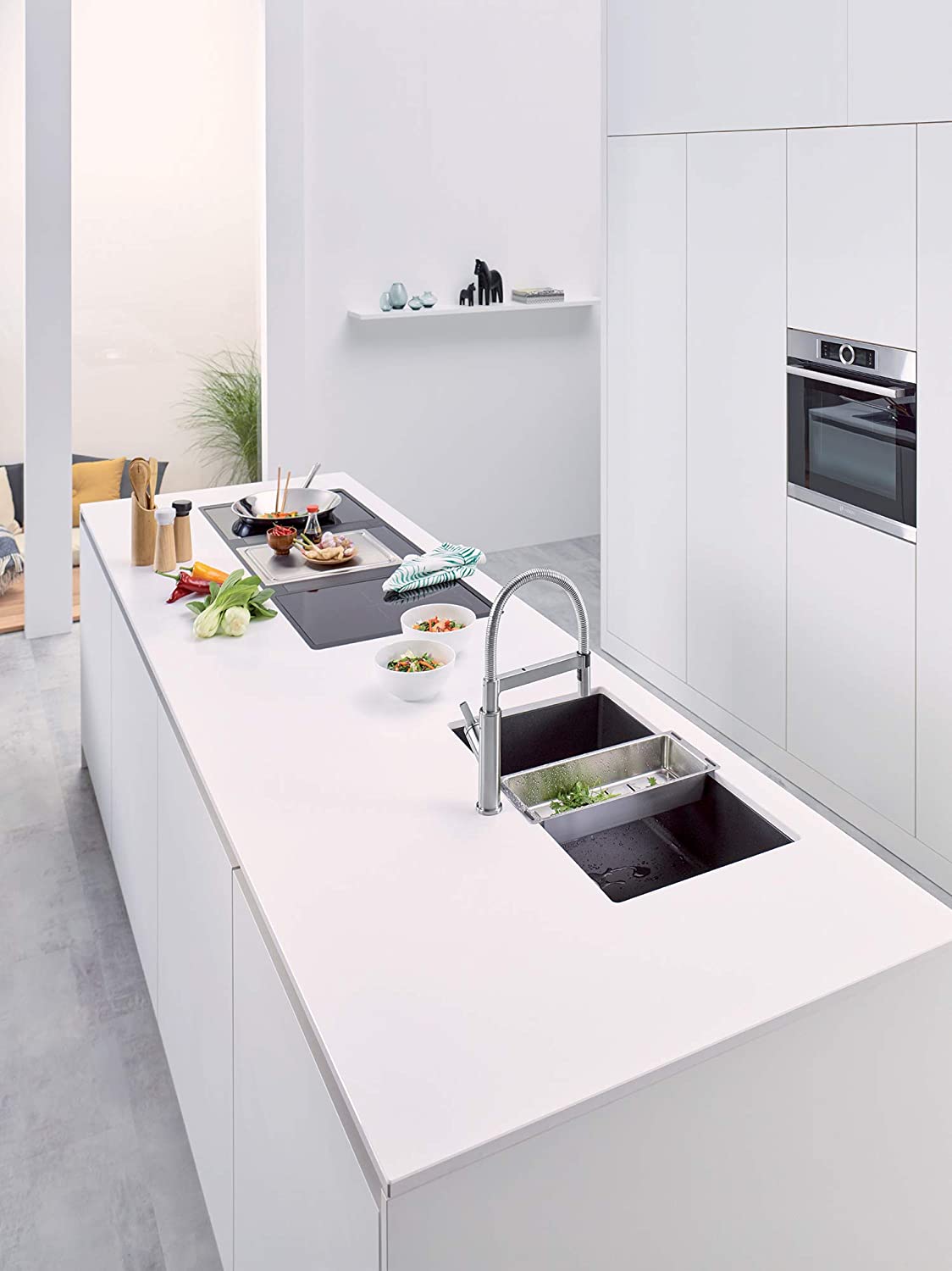 32" Precis Super Single Bowl Undermount Kitchen Sink - Anthracite