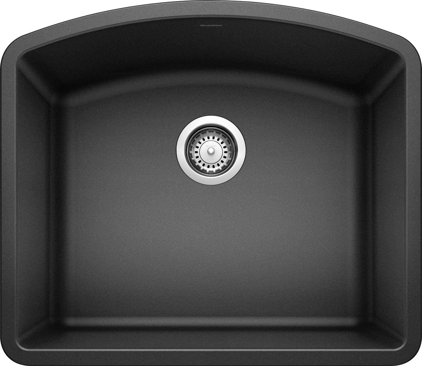 24" Diamond Single Bowl Undermount Kitchen Sink - Anthracite