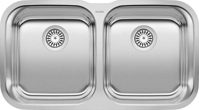 Stellar Equal Double Bowl, Undermount Kitchen Sink