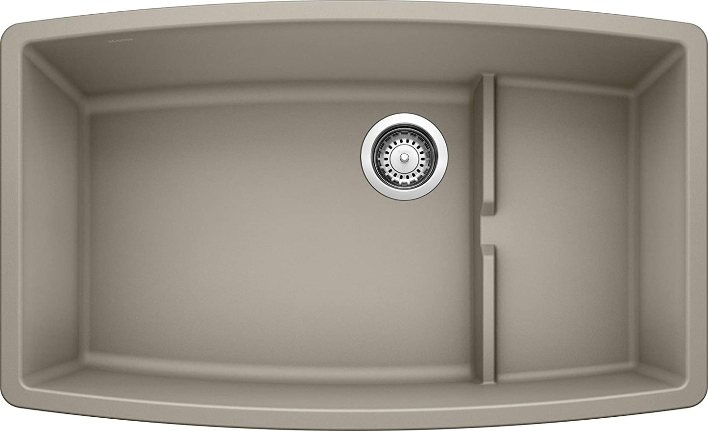 32" Performa Cascade KITCHEN SINK with COLANDER - Truffle