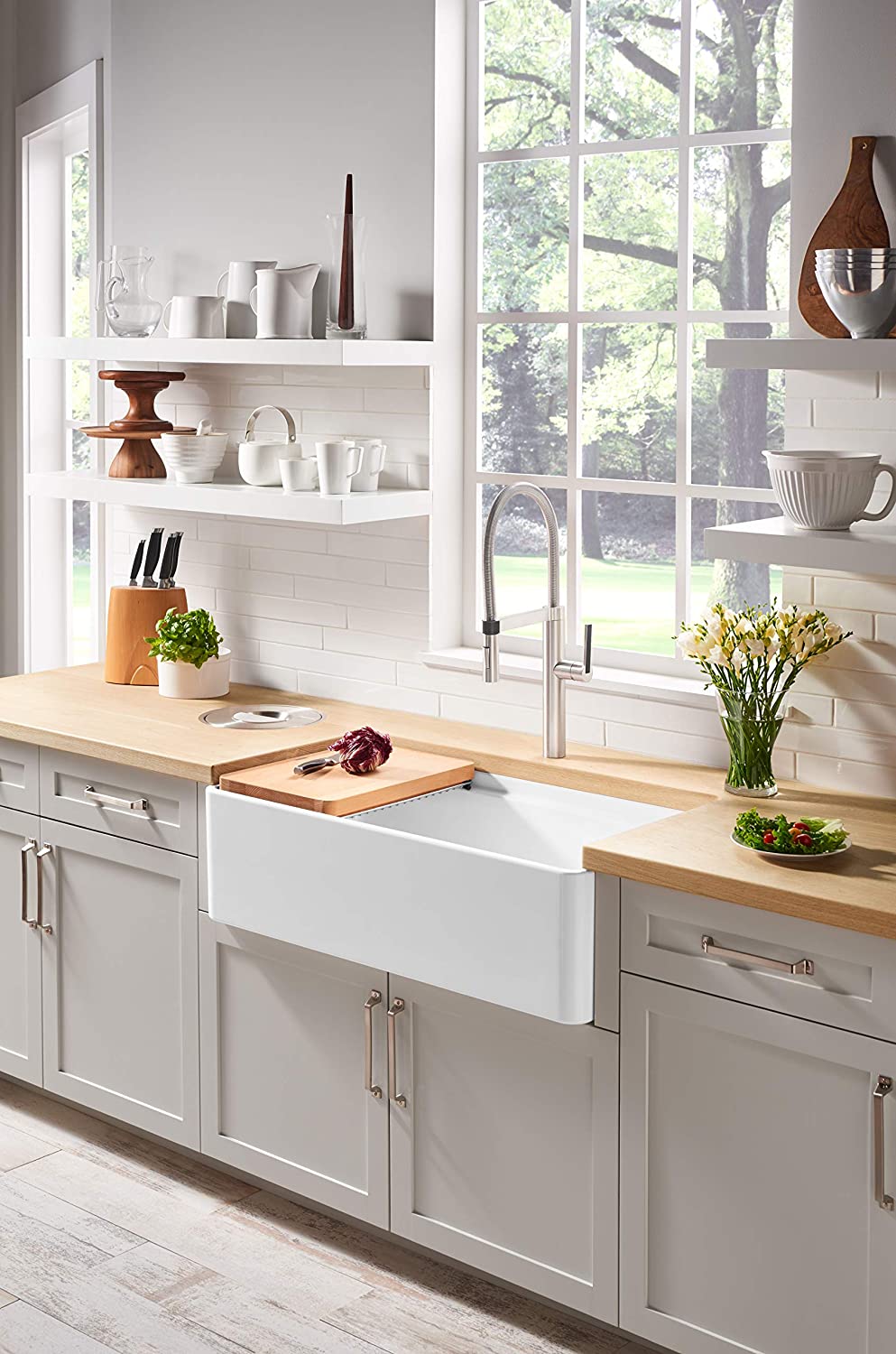 Culina Semi-Pro 1.8 gpmKitchen Faucet with Magnetic Handspray - Satin Nickel