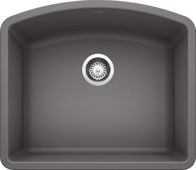Diamond Single Bowl Undermount Kitchen Sink- Cinder