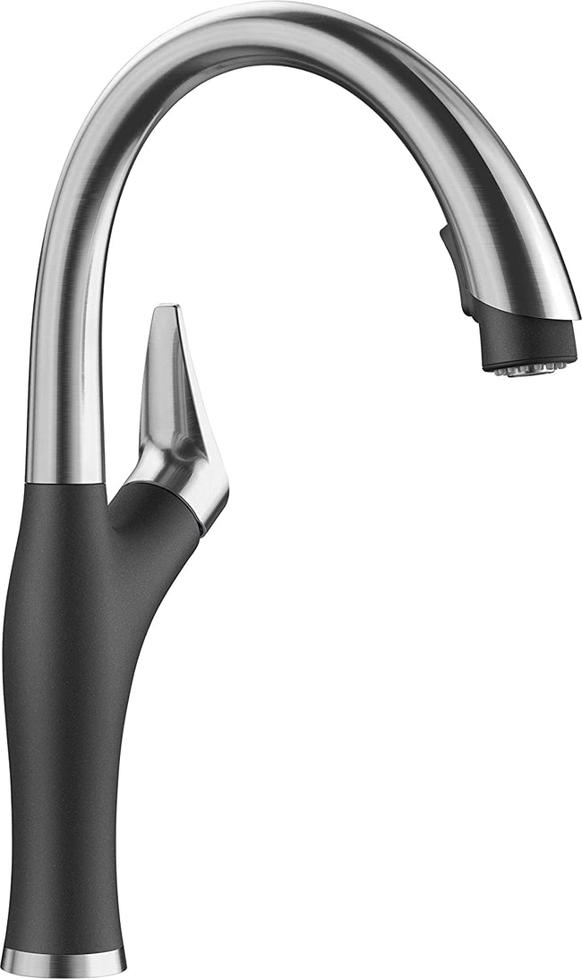 Artona Pull Down 1.5 gpm - Anthracite/Stainless Dual Finish