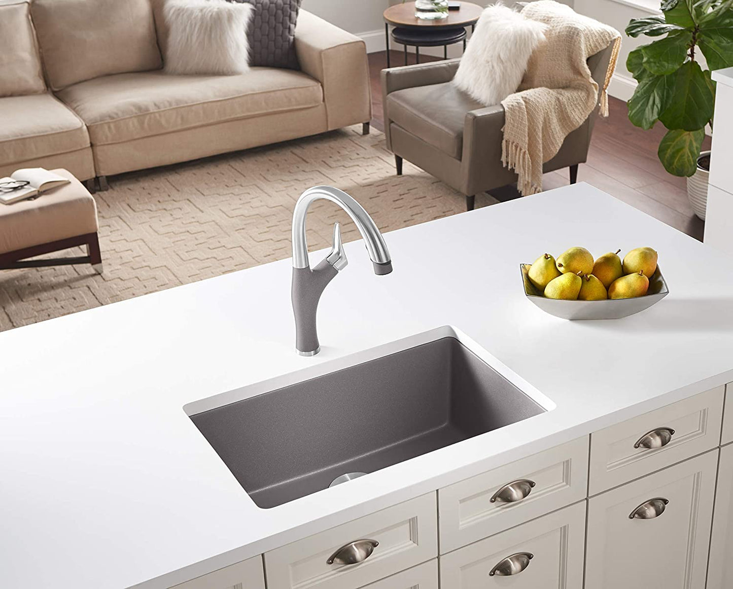 Artona Pull Down 1.5 gpm - Metallic Gray/Stainless Dual Finish