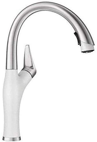 Artona Pull Down 1.5 gpm - White/Stainless Dual Finish