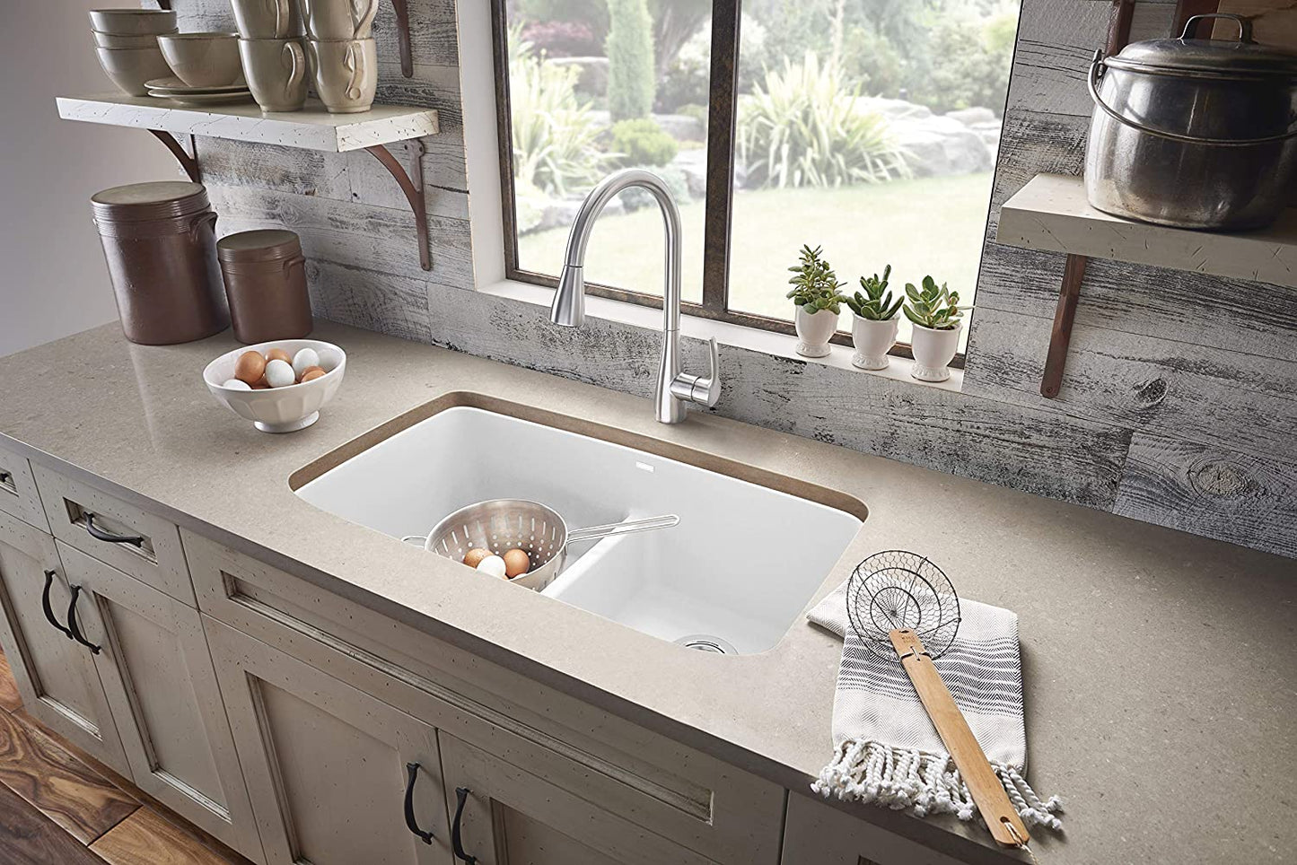 Atura High Arc Pull-Down Dual Spray Kitchen Faucet, 1.5 GPM - Stainless