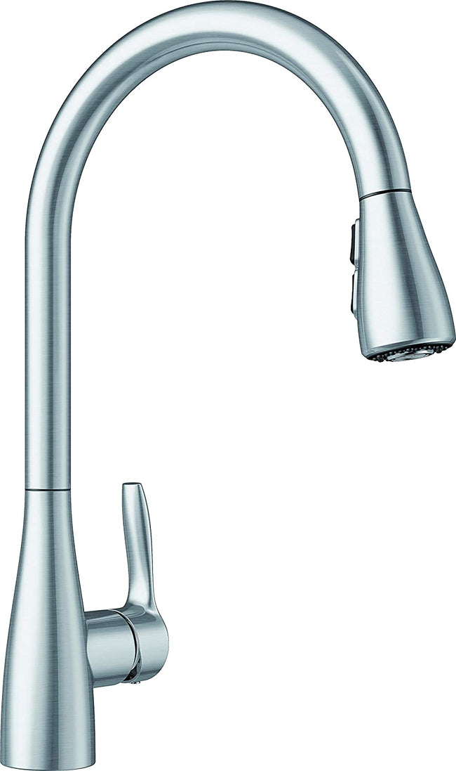 Atura High Arc Pull-Down Dual Spray Kitchen Faucet, 1.5 GPM - Stainless