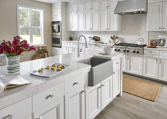 Empressa High Arc Pull-Down Dual Spray Kitchen Faucet 1.5 gpm - Chrome