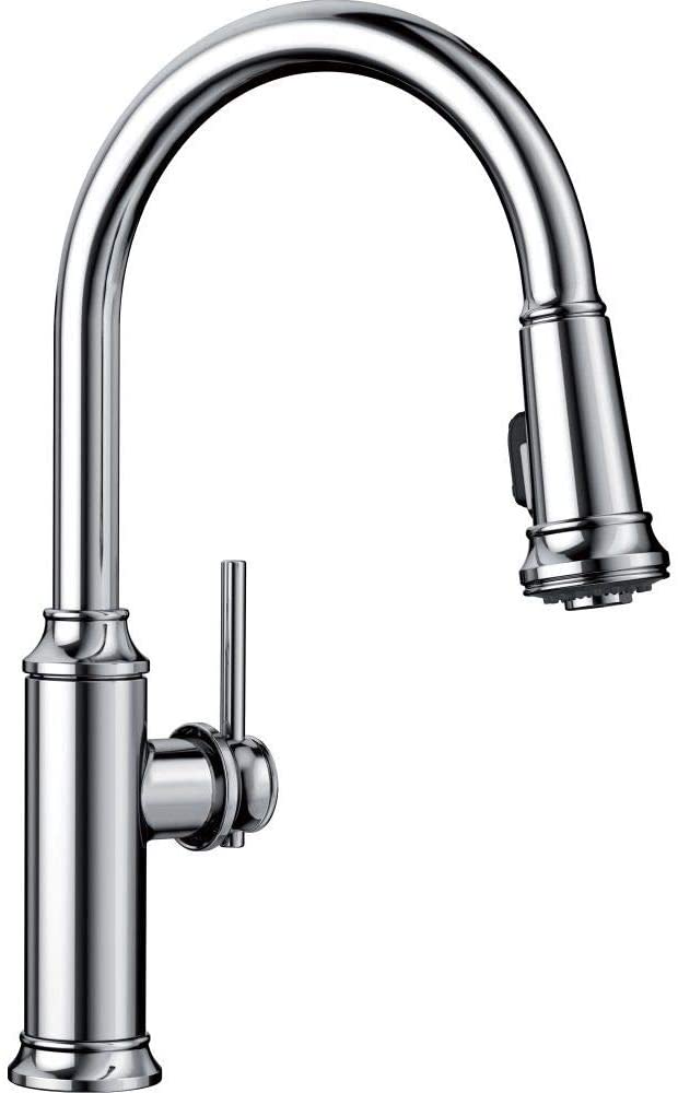 Empressa High Arc Pull-Down Dual Spray Kitchen Faucet 1.5 gpm - Chrome
