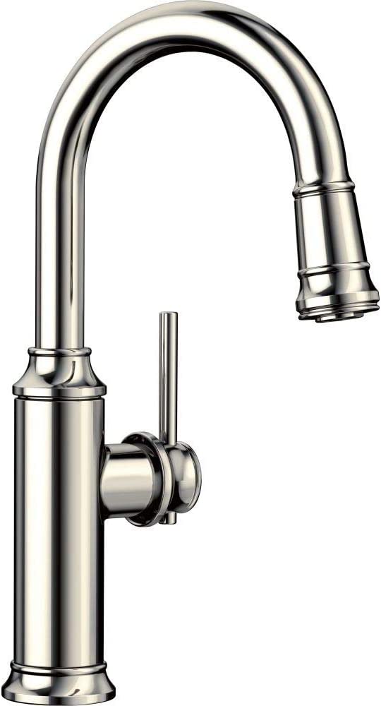 Empressa Pull-Down Bar Faucet 1.5gpm- Polished Nickel
