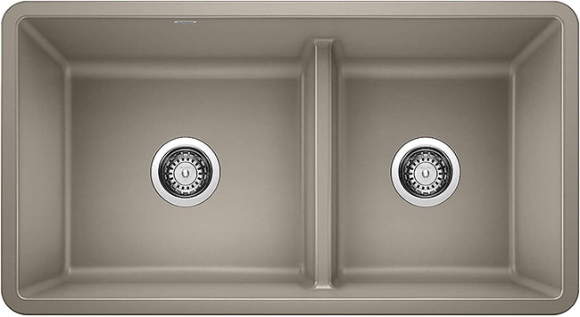 Precis Reversible 1-3/4 w/Low Divide - Truffle