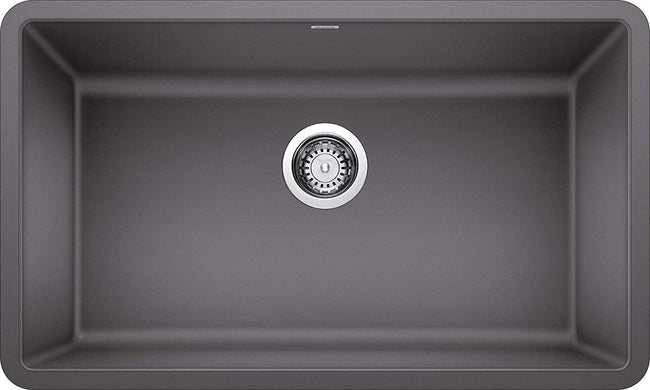 Precis 30" Undermount Single Basin Silgrant Kitchen Sink- Cinder