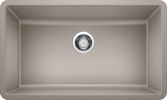 Precis 30" Undermount Single Basin Silgrant Kitchen Sink - Truffle