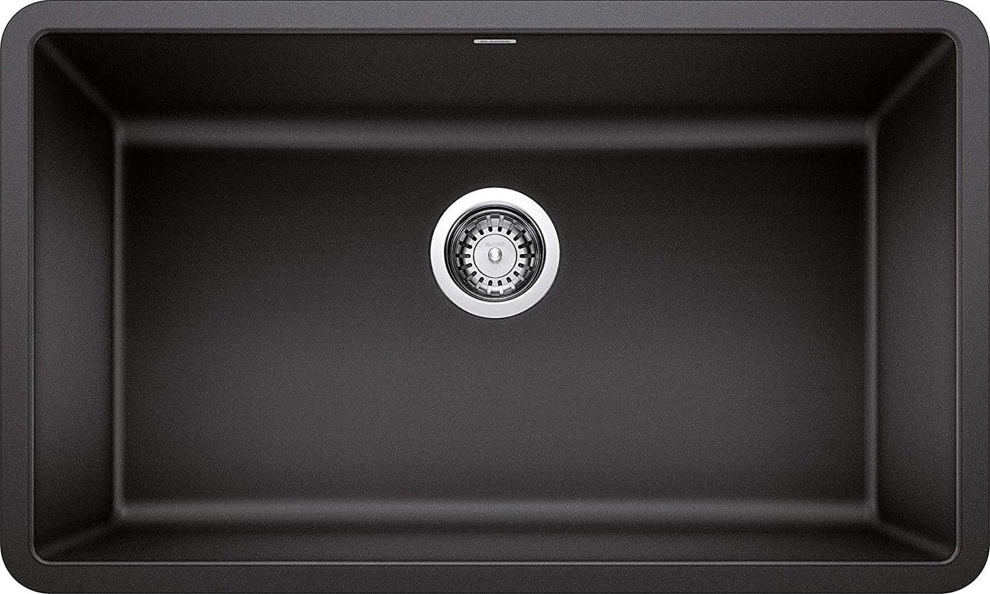 Precis 30" Undermount Single Basin Silgrant Kitchen Sink - Anthracite