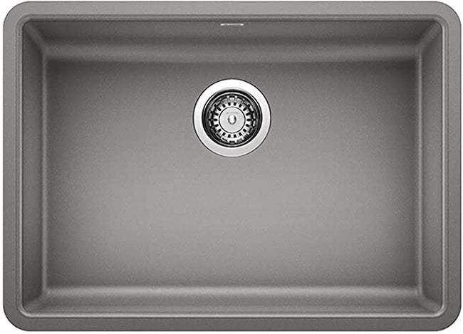 Precis ADA-Compliant Undermount Kitchen Sink, 25" X 18"- Metallic Gray