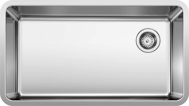 Formera 33" XL Single Bowl Undermount Kitchen Sink, 33" X 18"