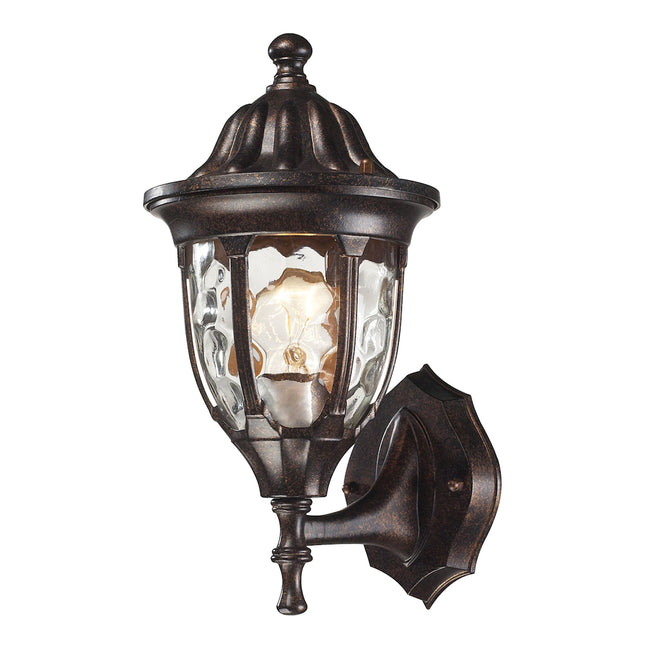 ELK Lighting 45000/1 - Glendale 7" Wide 1-Light Outdoor Wall Lamp in Regal Bronze