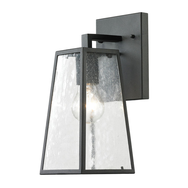 ELK Lighting 45090/1 - Meditterano 5" Wide 1-Light Outdoor Wall Lamp in Matte Black - Small