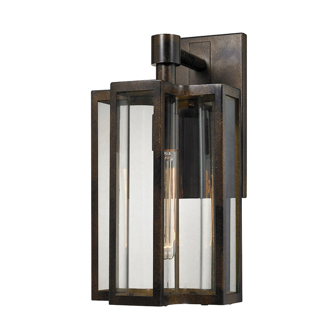 ELK Lighting 45145/1 - Bianca 8" Wide 1-Light Outdoor Wall Lamp in Hazelnut Bronze