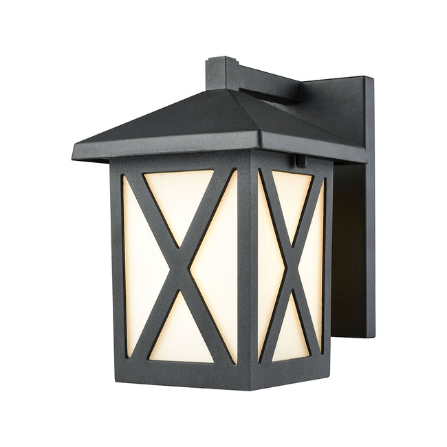 ELK Lighting 45215/1 - Lawton 6" Wide 1-Light Outdoor Wall Lamp in Matte Black