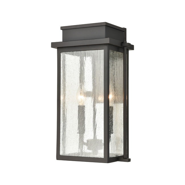 ELK Lighting 45441/2 - Braddock 10" Wide 2-Light Outdoor Sconce in Architectural Bronze with Seedy G
