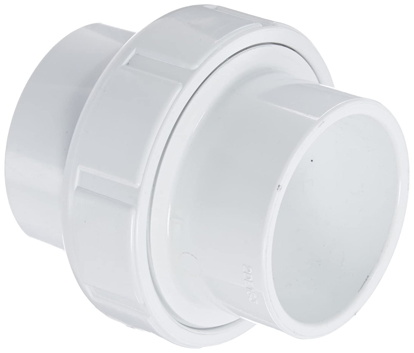 457-015 - PVC Pipe Fitting, Union with Buna O-Ring, Schedule 40, 1-1/2" Socket