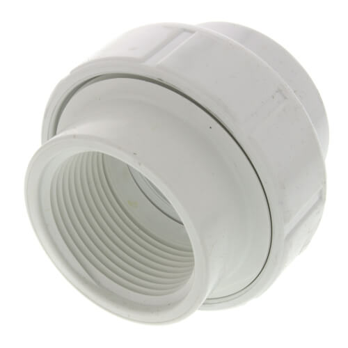 458-012 - 1-1/4" PVC Sch. 40 Female Union w/ Buna O-ring
