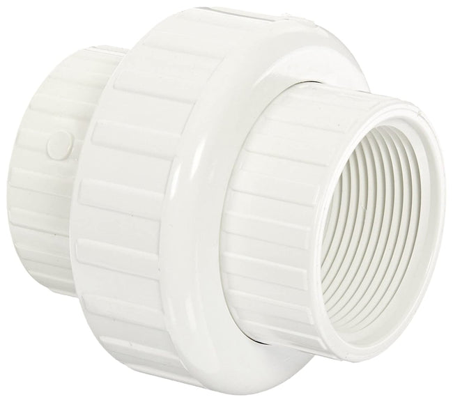 458-020 - PVC Pipe Fitting, Union with Buna O-Ring, Schedule 40, 2" NPT Female