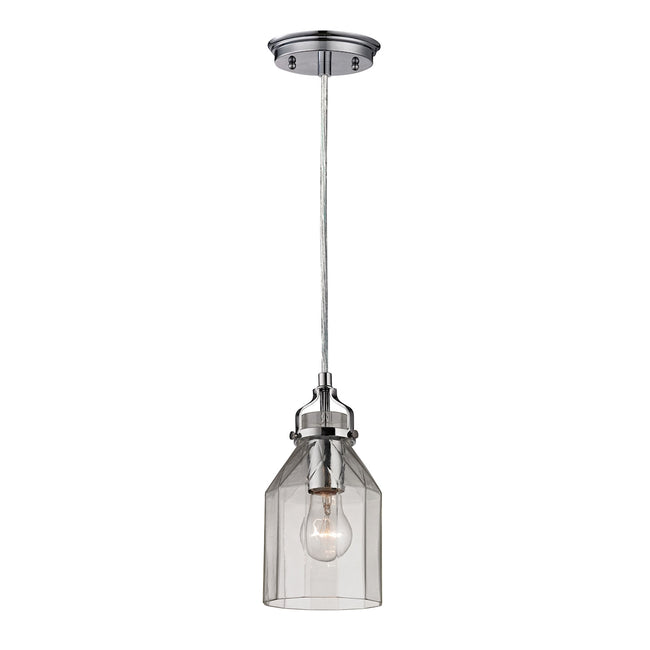 ELK Lighting 46019/1 - Danica 5" Wide 1-Light Mini Pendant in Polished Chrome with Clear Glass