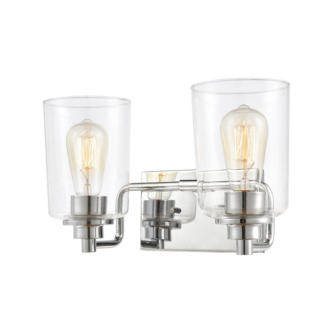 ELK Lighting 46621/2 - Robins 16" Wide 2-Light Vanity Light in Polished Chrome with Clear Glass
