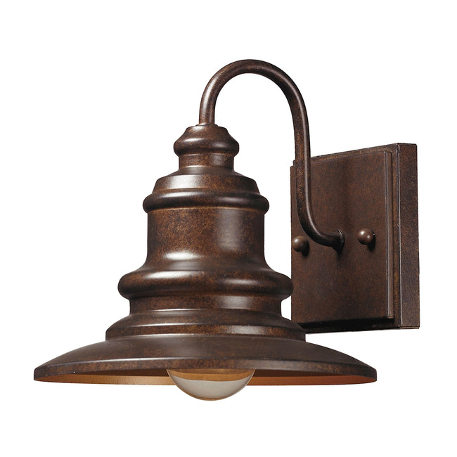 ELK Lighting 47010/1 - Marina 8" Wide 1-Light Outdoor Wall Lamp in Hazelnut Bronze