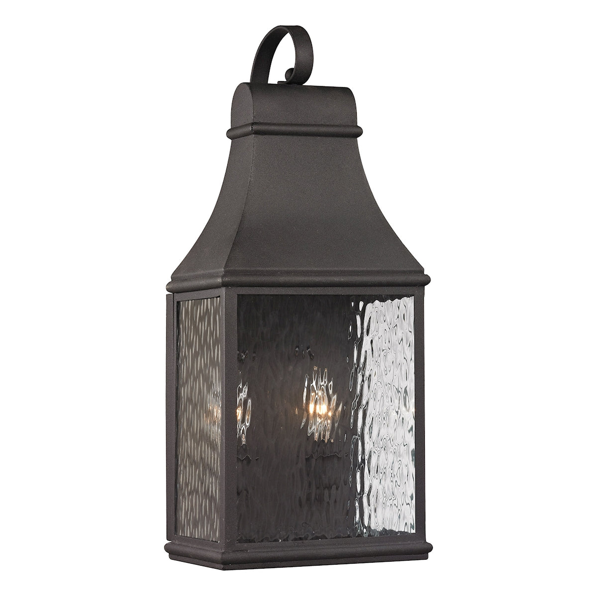 ELK Lighting 47071/2 - Forged Jefferson 7" Wide 2-Light Outdoor Wall Lamp in Charcoal