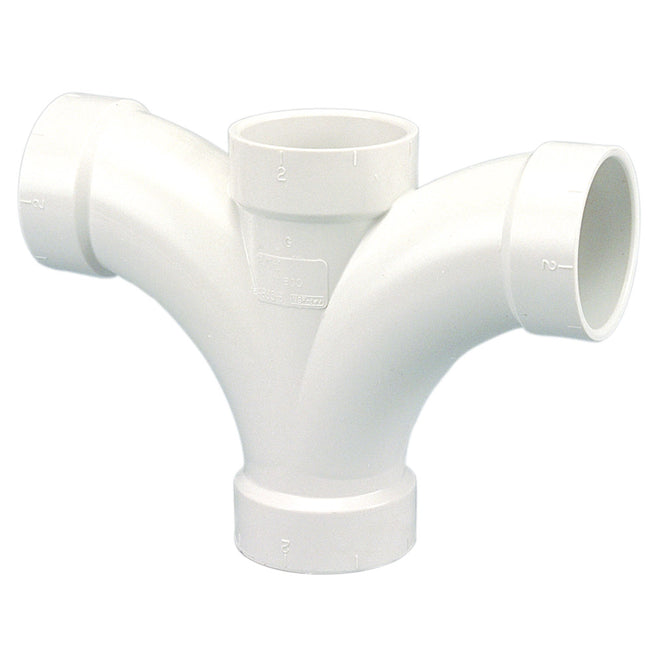 K277600 - 4835B 3" H x H x H x H Double Fixture Tee Hub PVC