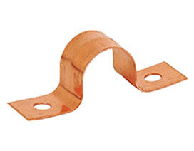 Sioux Chief 501-2 - 2-Hole Tube Strap With Zinc Coated Nail, 1/2 in Tube