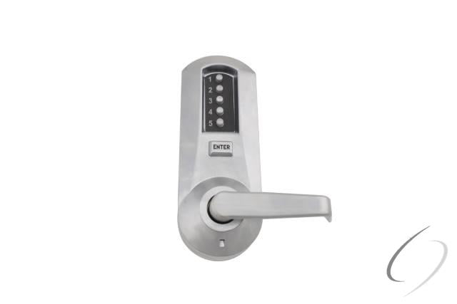 Kaba Simplex 5031BWL26D Mechanical Pushbutton Cylindrical Lock with Interior Combination Change; 2-3