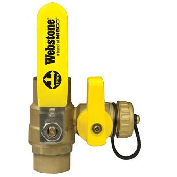 50615 - 1-1/4" Sweat PRO-PAL Ball Valve w/ Drain
