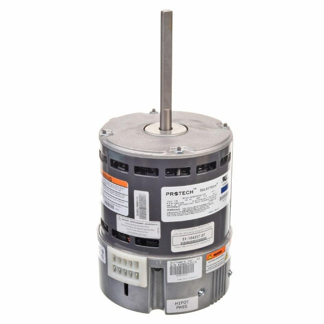 Rheem 51-104357-07 - SelecTech Blower Motor, 1 HP, 1 Phase, 120V, Variable Speed