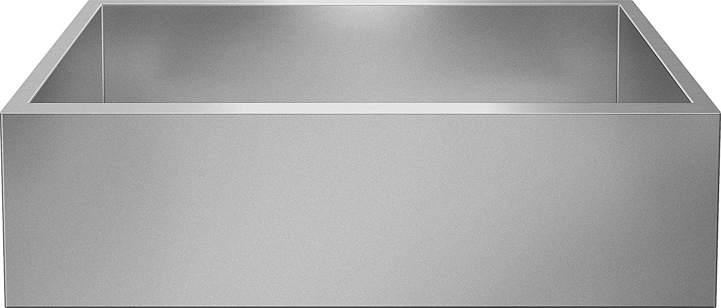 Precision 16" R0 Apron Super Single Bowl, Stainless Steel