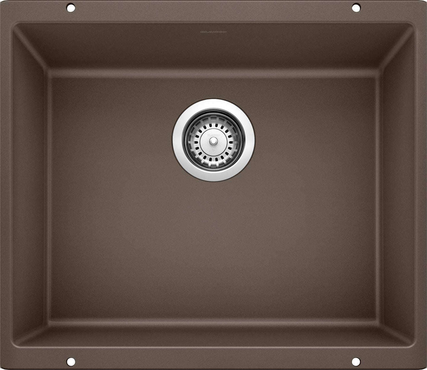 Precis  Large Undermount Kitchen Sink - Cafe Brown