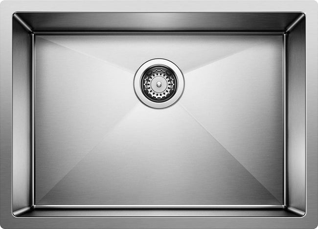 Precision 16" R10 Single Bowl Undermount Sink, Stainless Steel