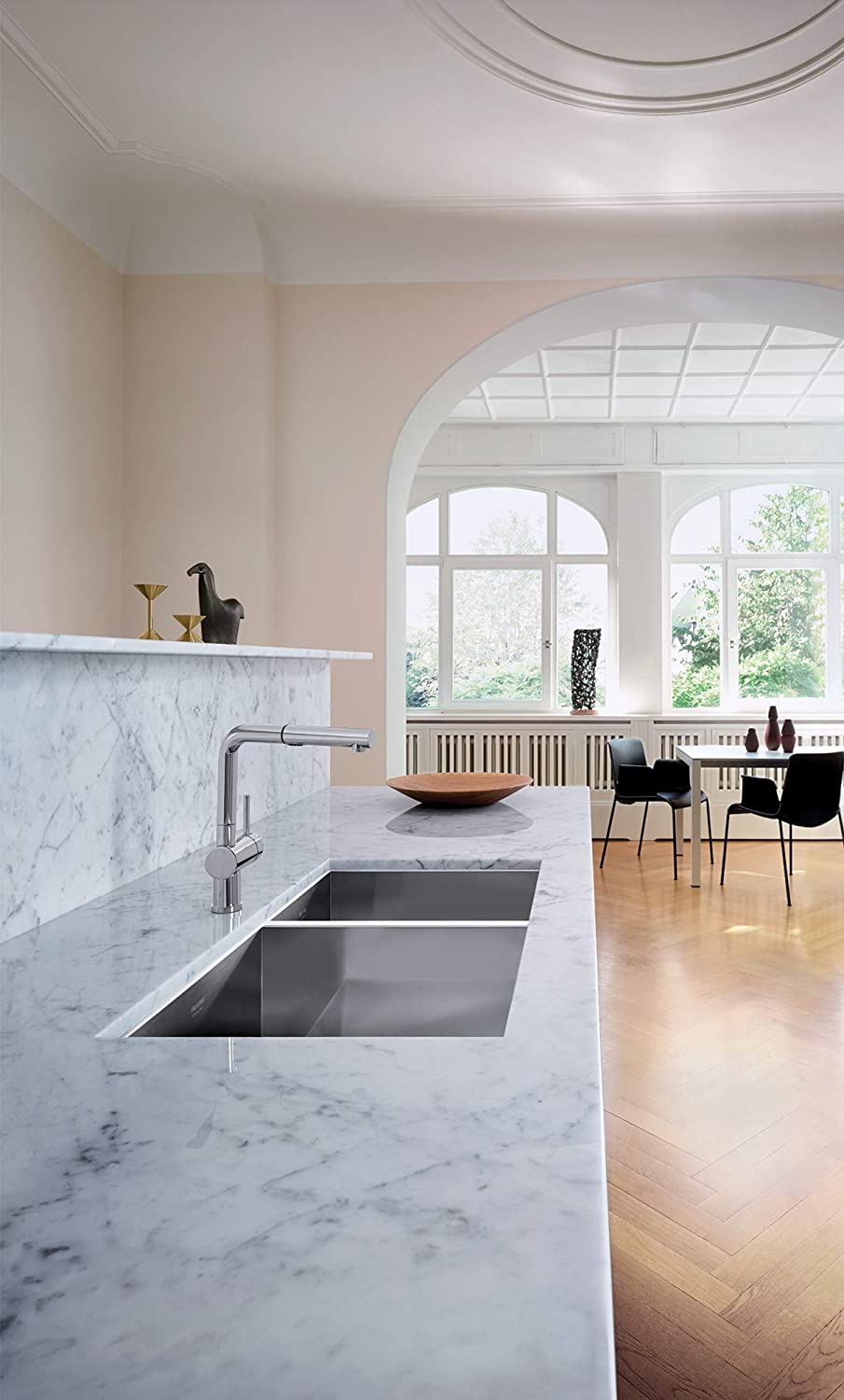 Precision 16" R10 1-3/4 Double Bowl Undermount Kitchen Sink