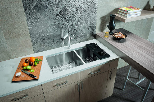 Quatrus R0 1-3/4 Bowl 9.00 x 18.00 x 33.00 inches, Stainless Steel