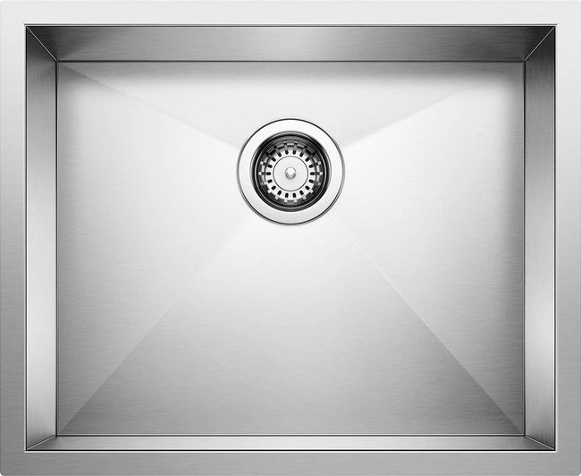 Quatrus R0 Stainless Steel Kitchen Undermount Sink, 9.00 x 18.00 x 22.00 inches