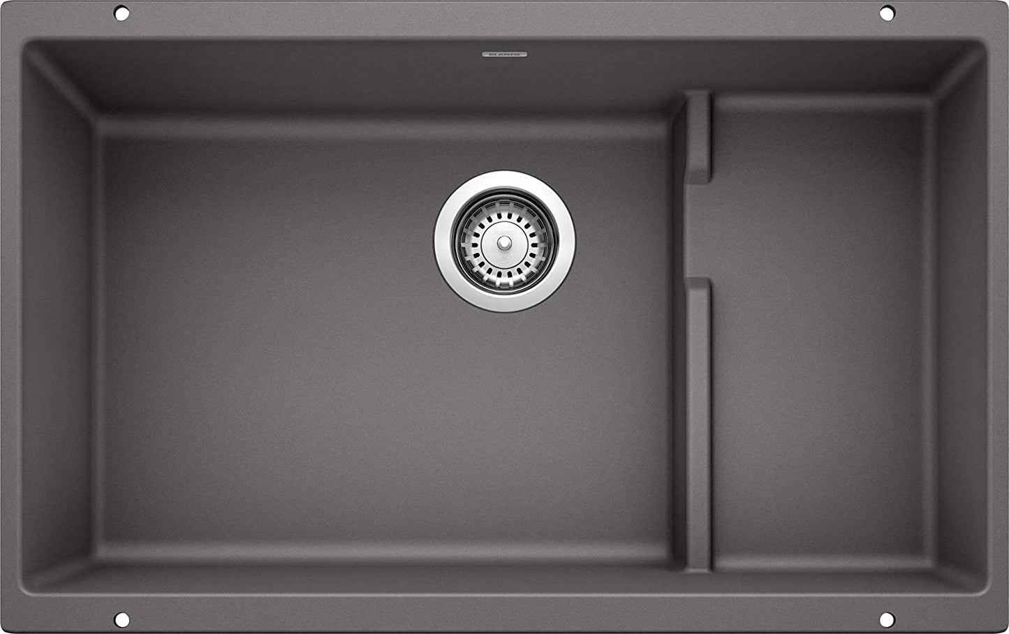 Blanco Precis Cascade 28-3/4" Super Single Undermount Kitchen Sink with Colander