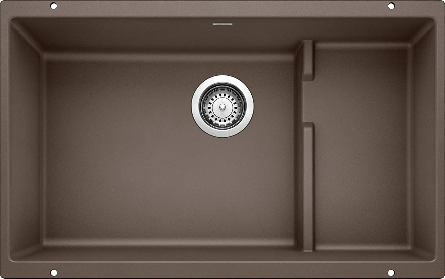 Blanco Precis Cascade 28-3/4" Super Single Undermount Kitchen Sink with Colander