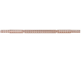 Sioux Chief 520-419T - 12"–19" Galvanized Steel Slider™ (Bassett) Flat Brackets