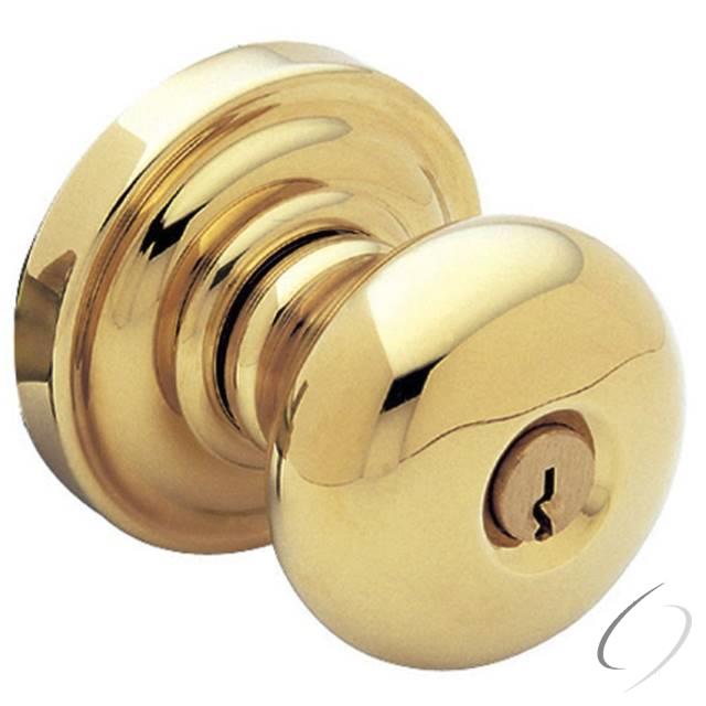 5205 Classic Knob Emergency Egress Keyed Entry Lifetime Brass Finish